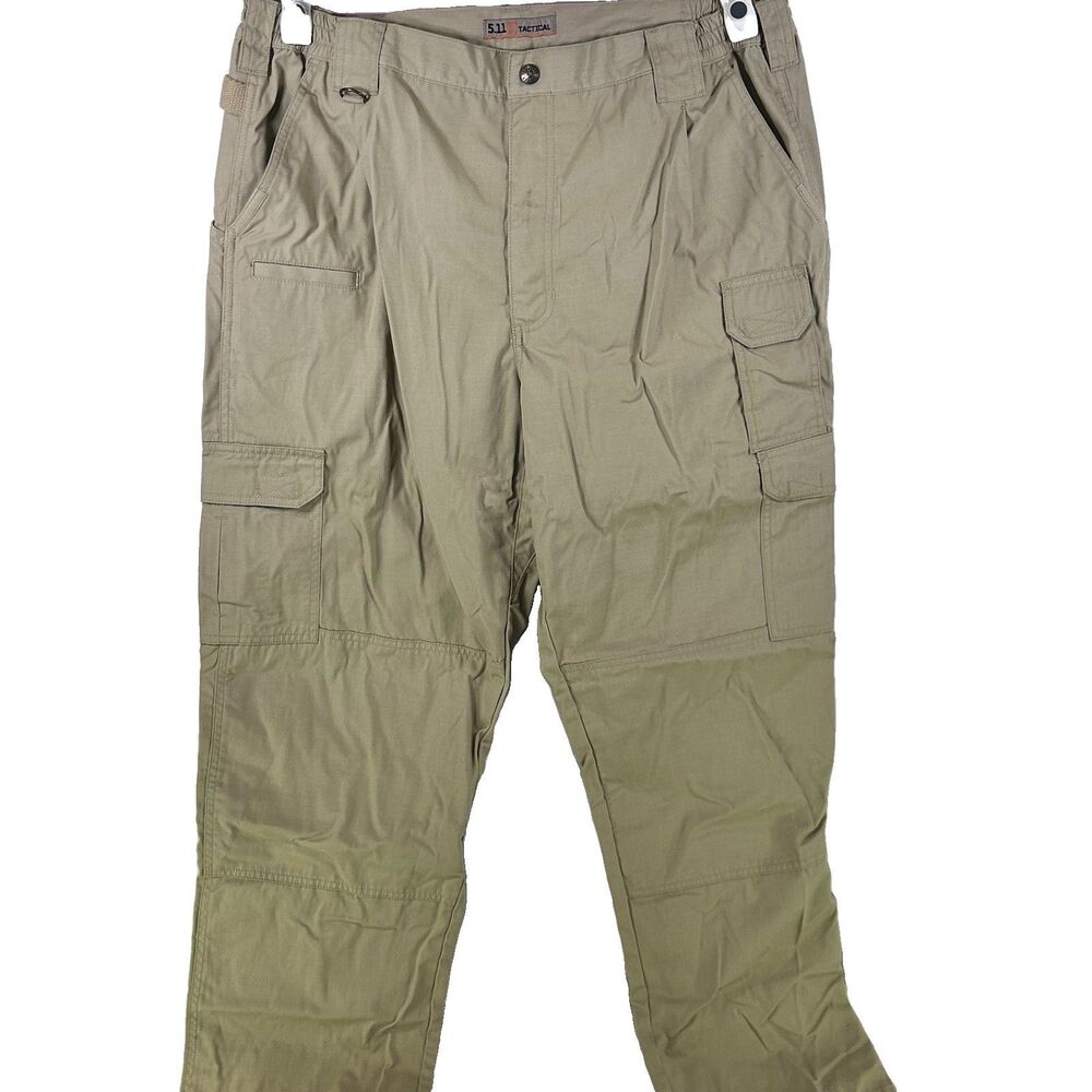 5.11 Tactical Series Taclite Pro Pant Men's 40x32 Cargo Pants Workwear Tan Khaki